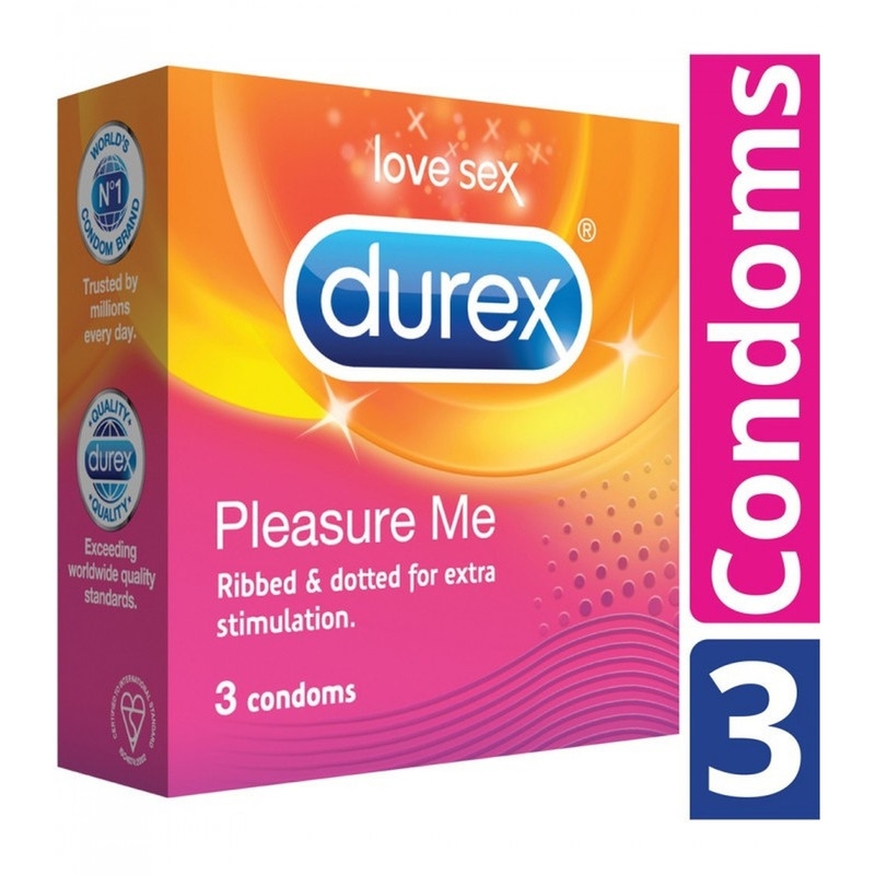 Durex Pleasure Me Condoms 3'S
